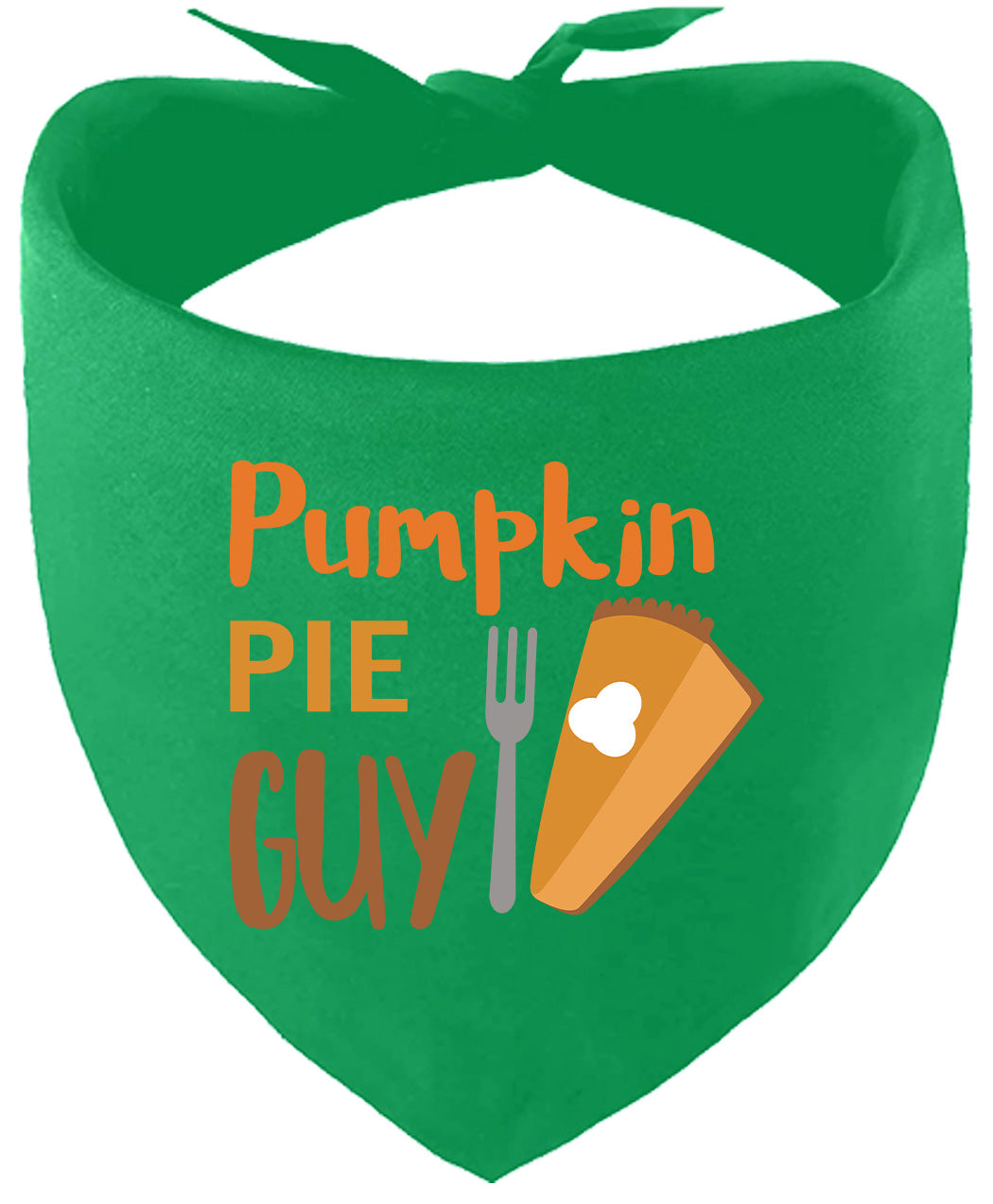 Pumpkin Pie Guy Pet Bandana