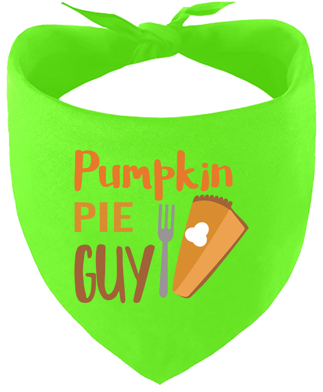 Pumpkin Pie Guy Pet Bandana