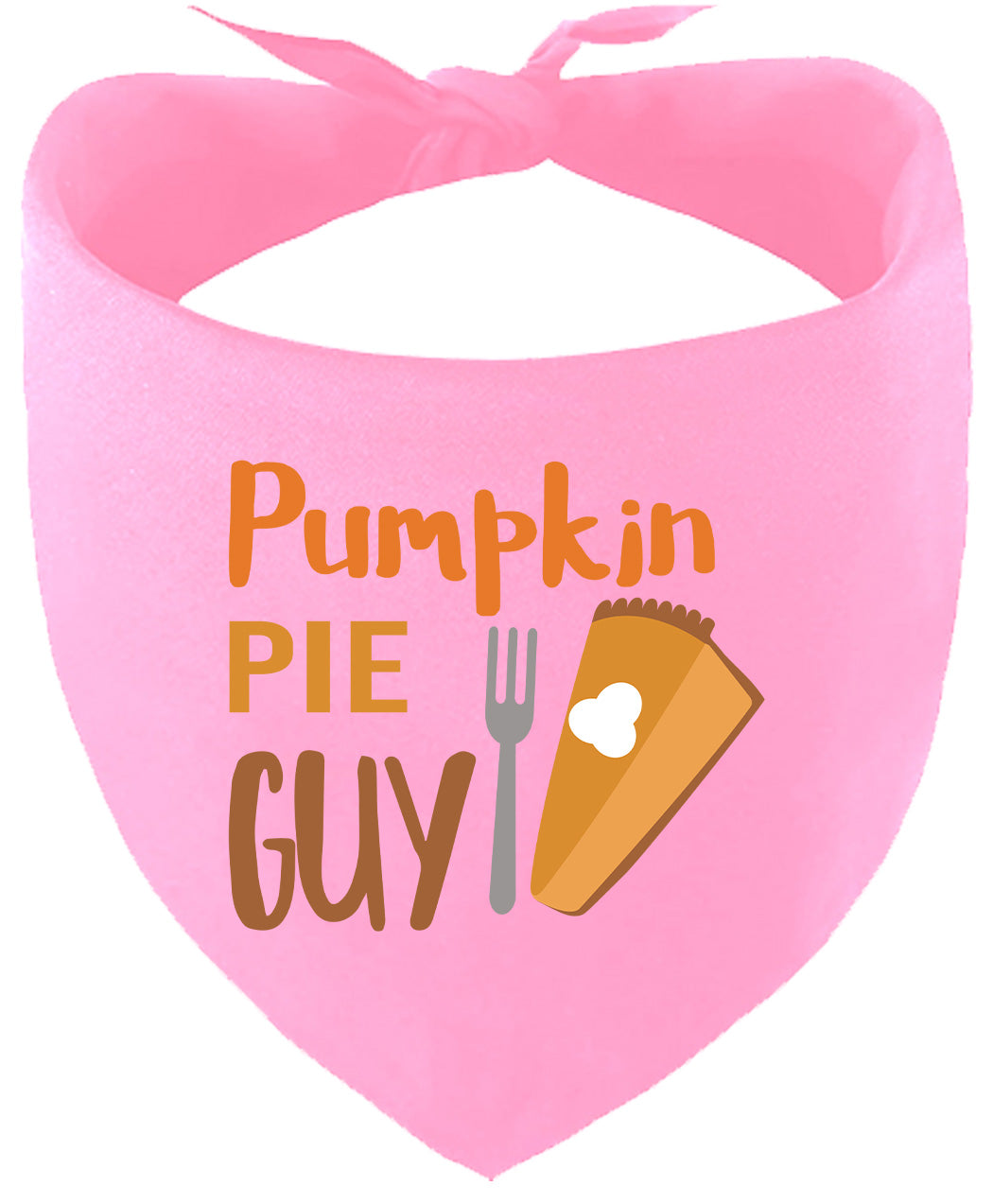 Pumpkin Pie Guy Pet Bandana