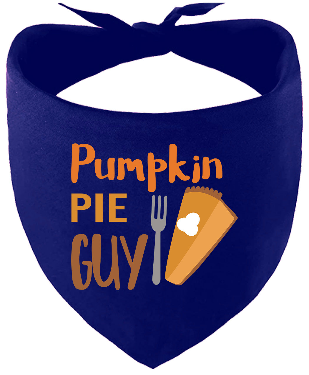 Pumpkin Pie Guy Pet Bandana