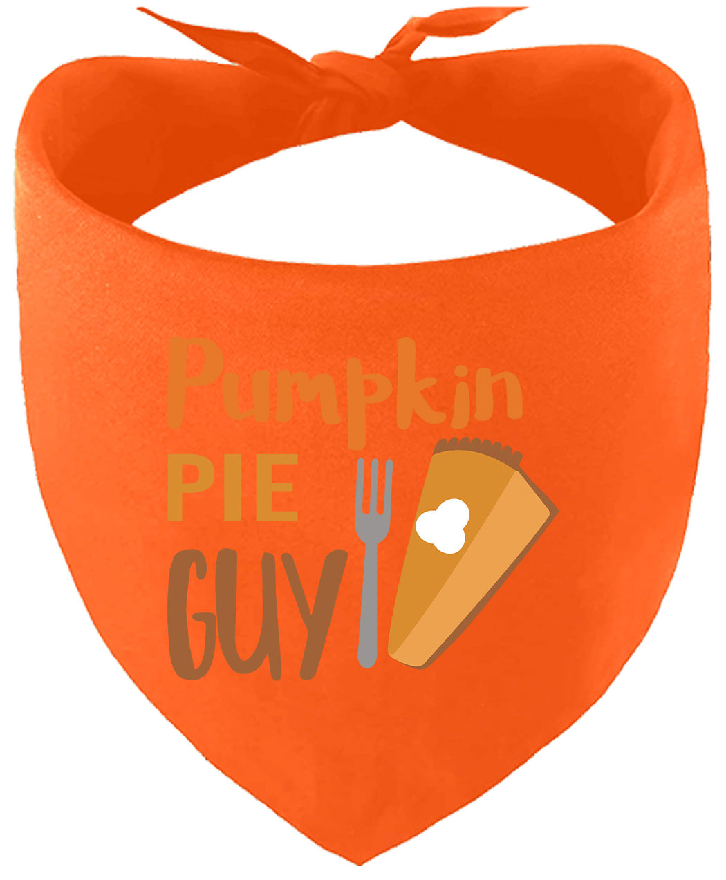 Pumpkin Pie Guy Pet Bandana