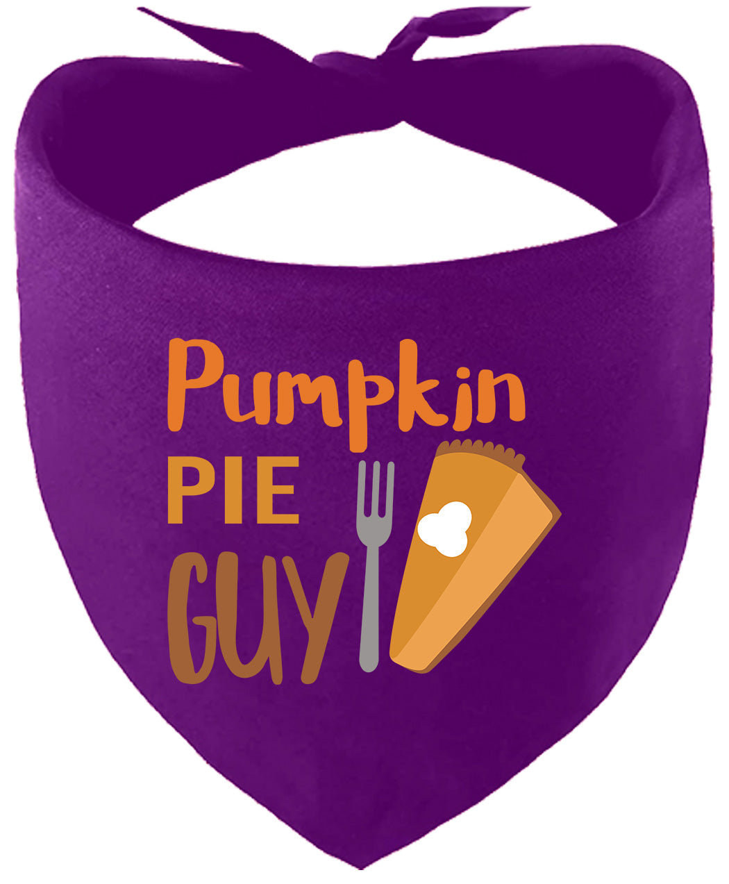 Pumpkin Pie Guy Pet Bandana
