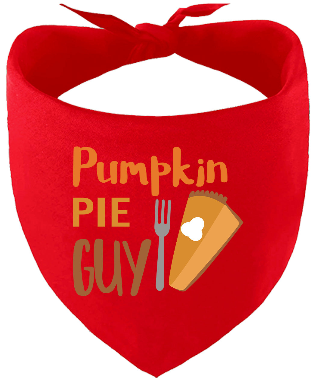 Pumpkin Pie Guy Pet Bandana