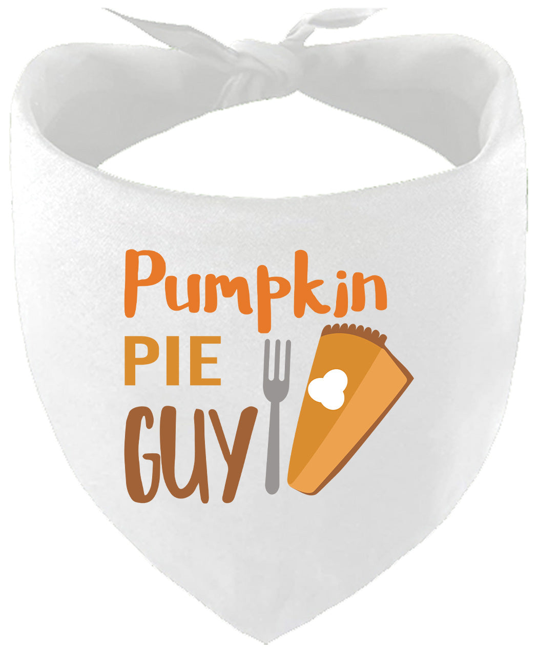Pumpkin Pie Guy Pet Bandana