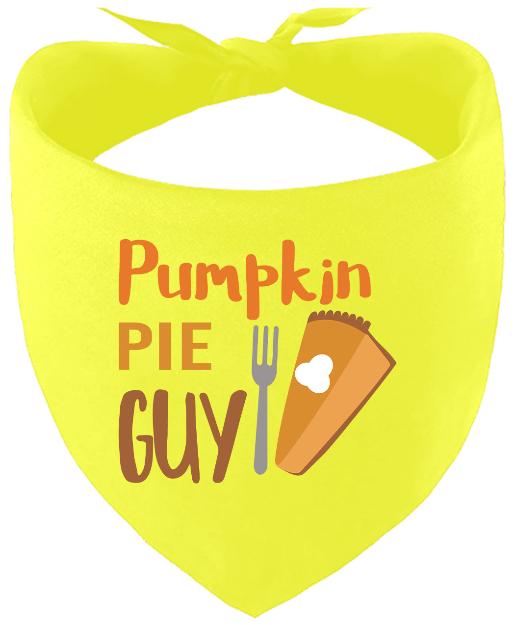 Pumpkin Pie Guy Pet Bandana