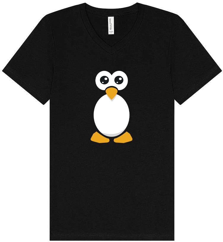 Penguin Costume Unisex V-Neck Shirt