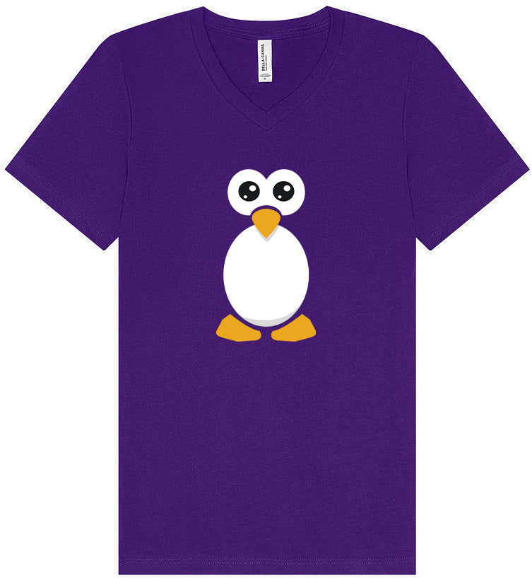 Penguin Costume Unisex V-Neck Shirt