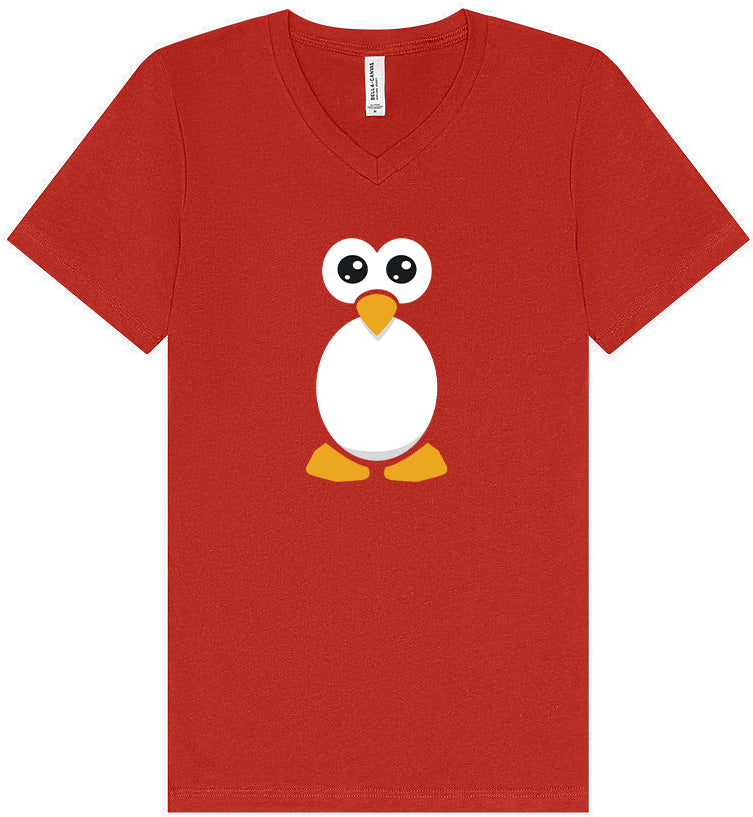 Penguin Costume Unisex V-Neck Shirt