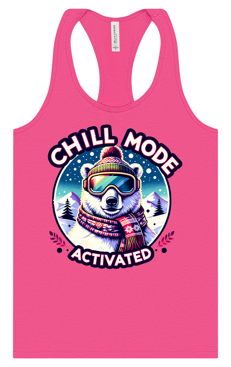 Chill Mode Activated Women's Racerback Tank