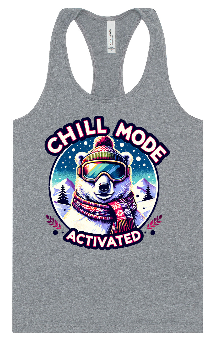 Chill Mode Activated Women's Racerback Tank