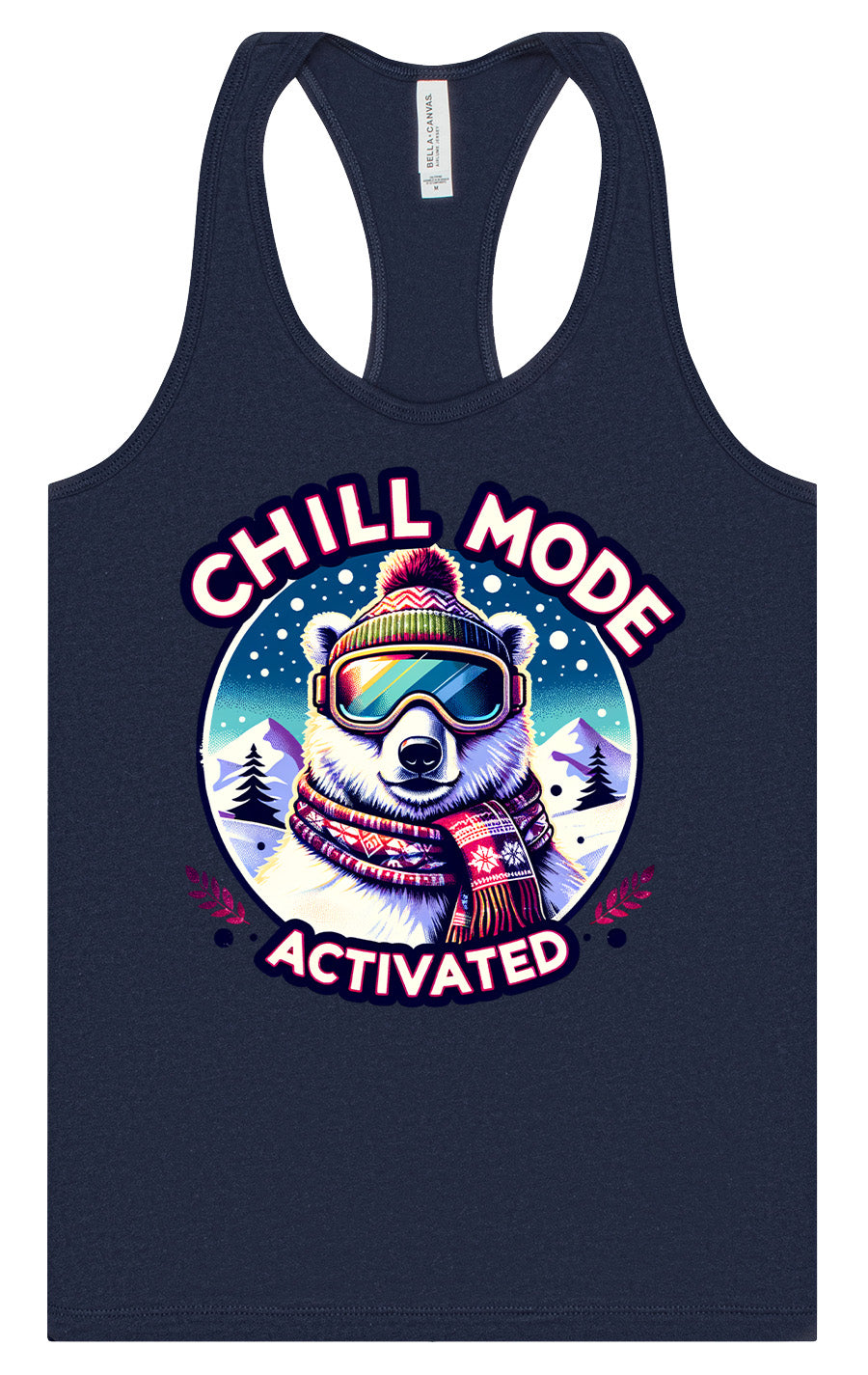 Chill Mode Activated Women's Racerback Tank