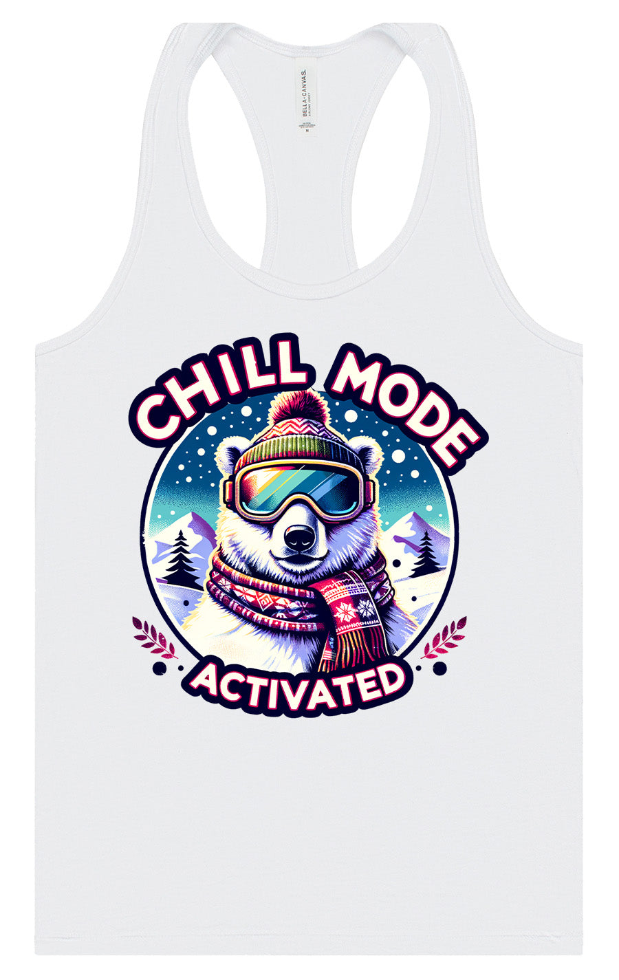 Chill Mode Activated Women's Racerback Tank