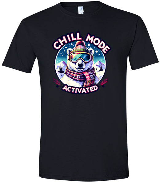 Chill Mode Activated Adult Gildan Soft Shirt