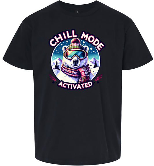 Chill Mode Activated Children's Gildan Soft Shirt