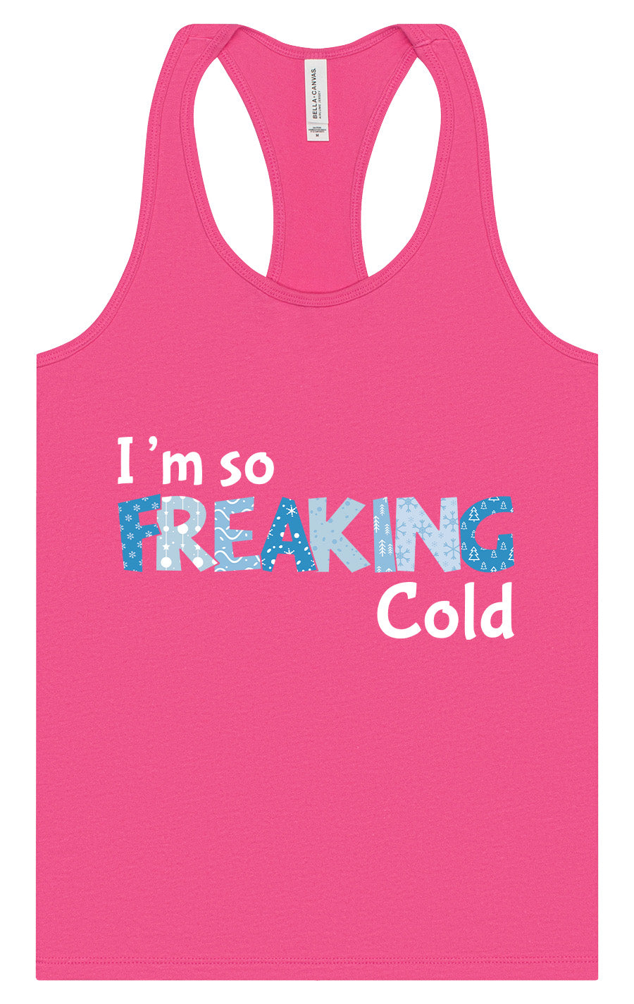 Freaking Cold Women's Racerback Tank