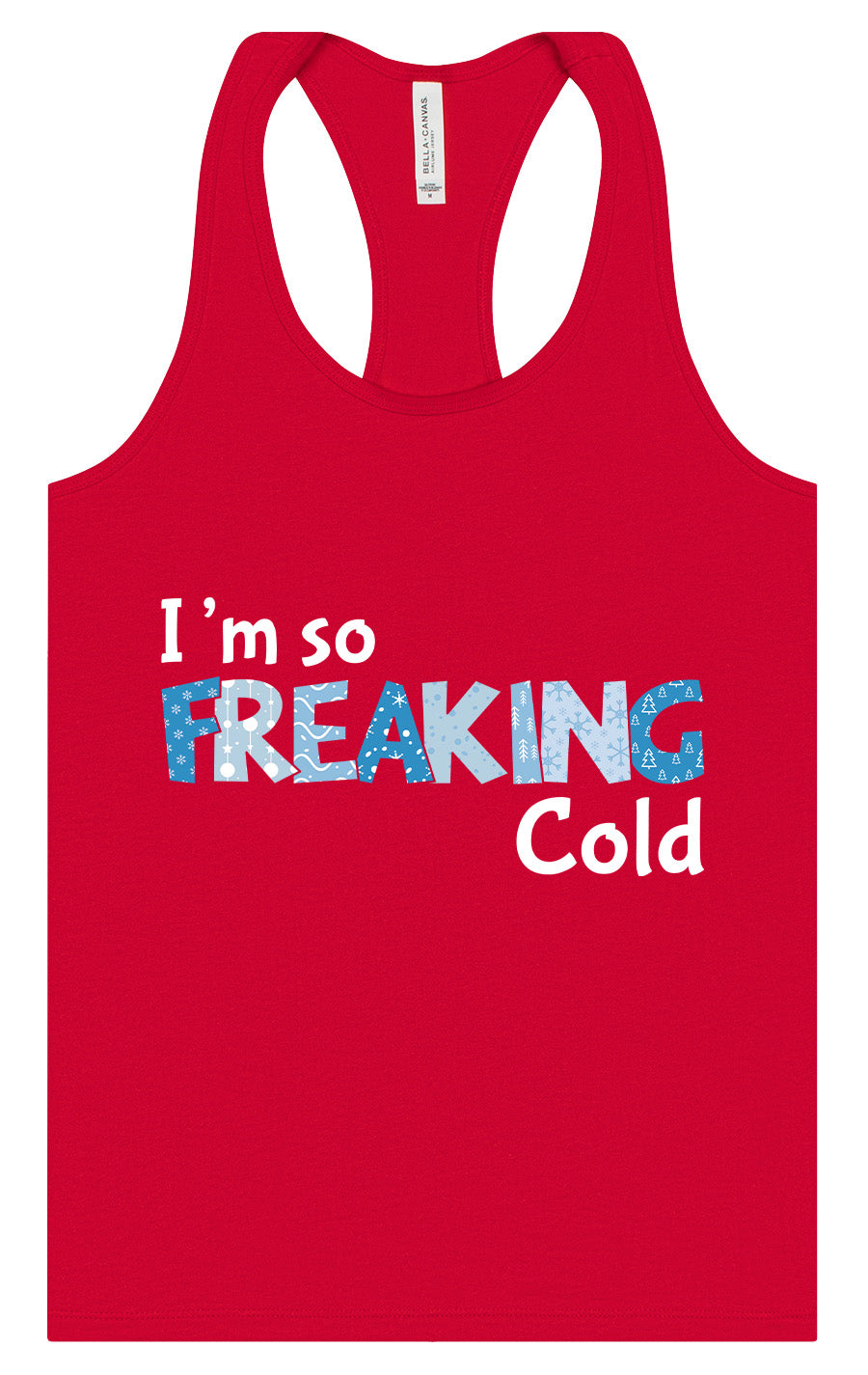 Freaking Cold Women's Racerback Tank