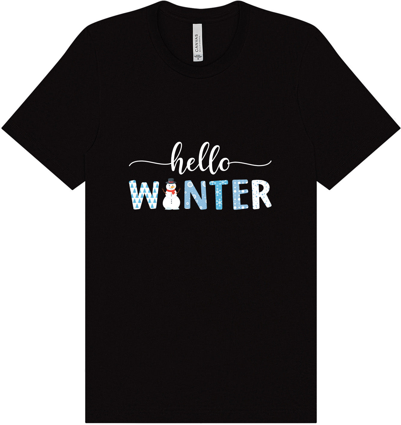 Hello Winter Adult Bella Canvas Shirt