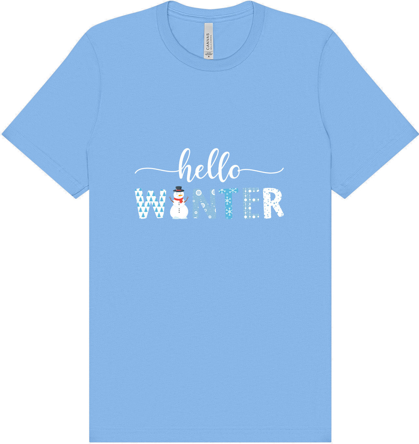 Hello Winter Adult Bella Canvas Shirt