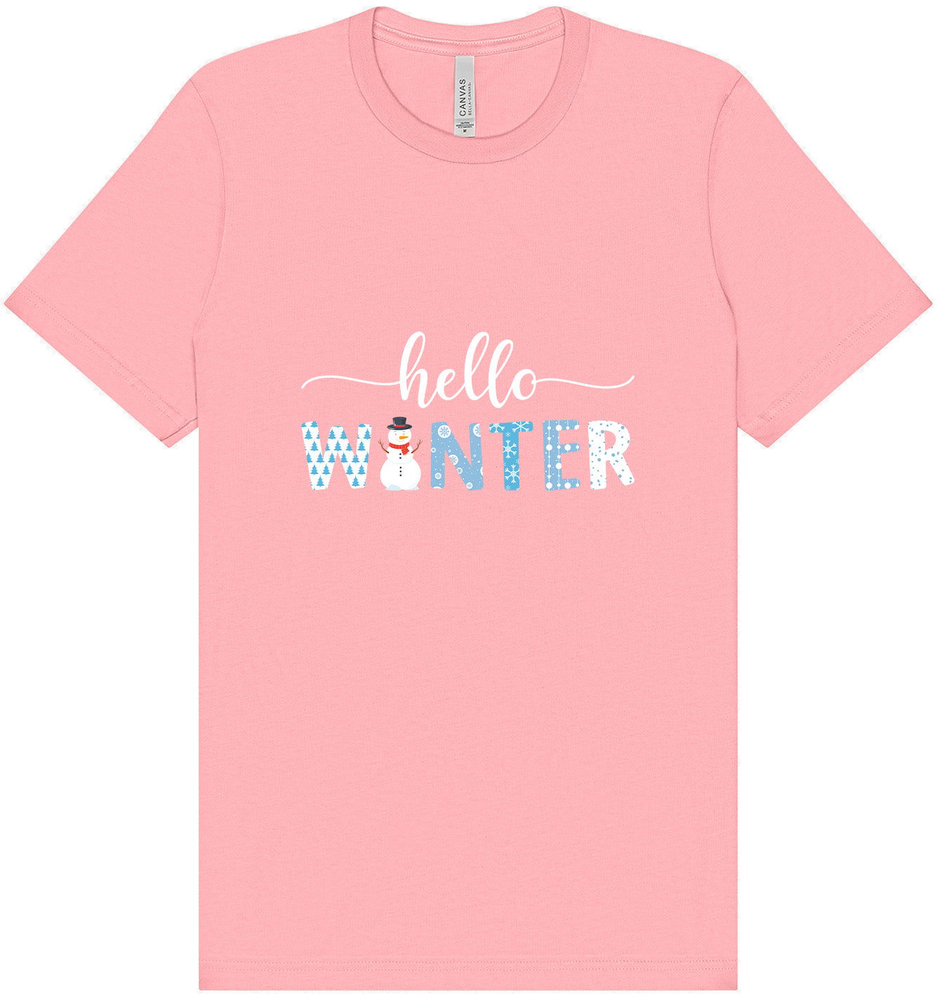 Hello Winter Adult Bella Canvas Shirt