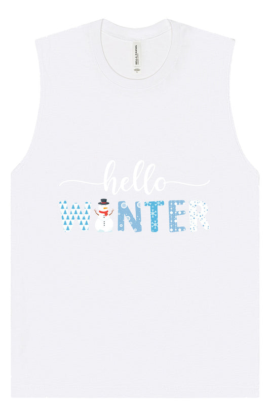 Hello Winter Muscle Tank