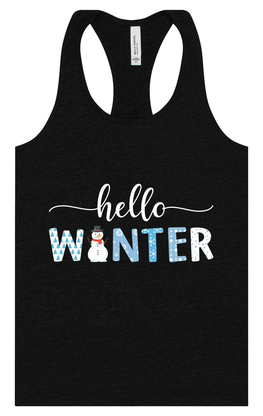 Hello Winter Women's Racerback Tank