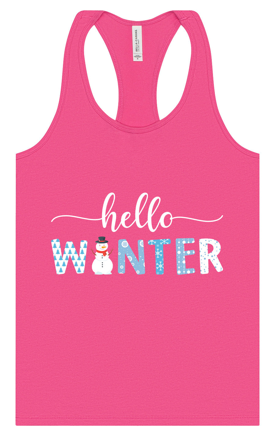 Hello Winter Women's Racerback Tank