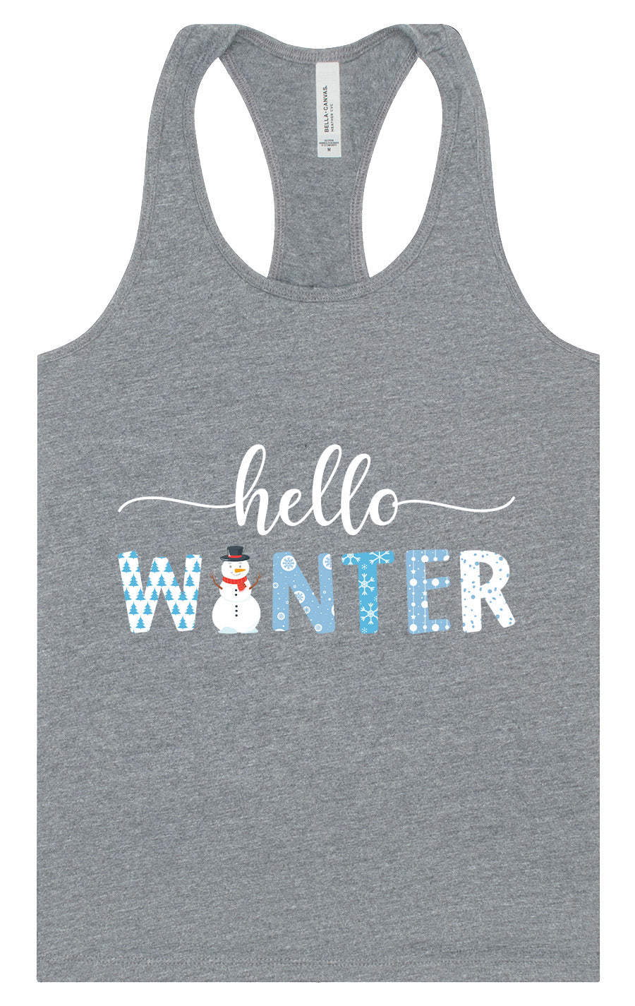 Hello Winter Women's Racerback Tank