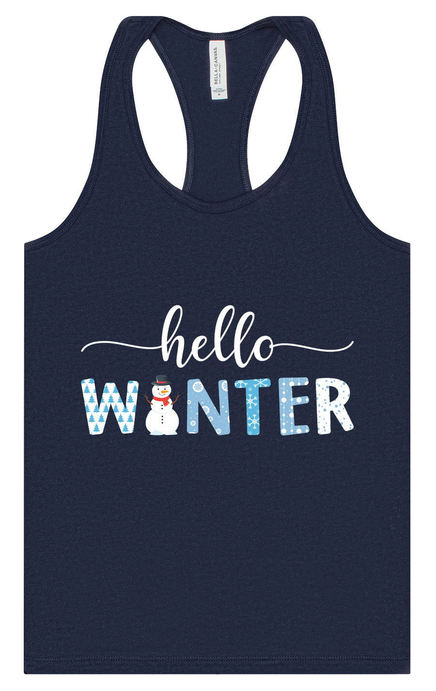 Hello Winter Women's Racerback Tank