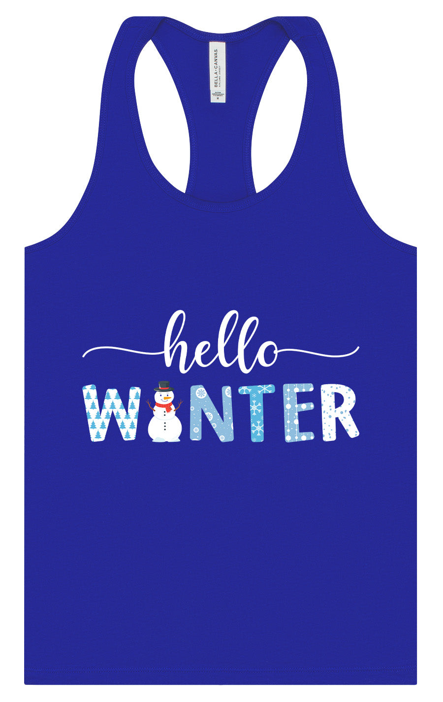 Hello Winter Women's Racerback Tank