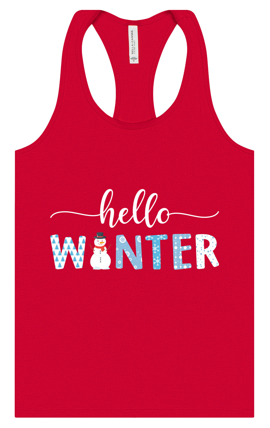 Hello Winter Women's Racerback Tank