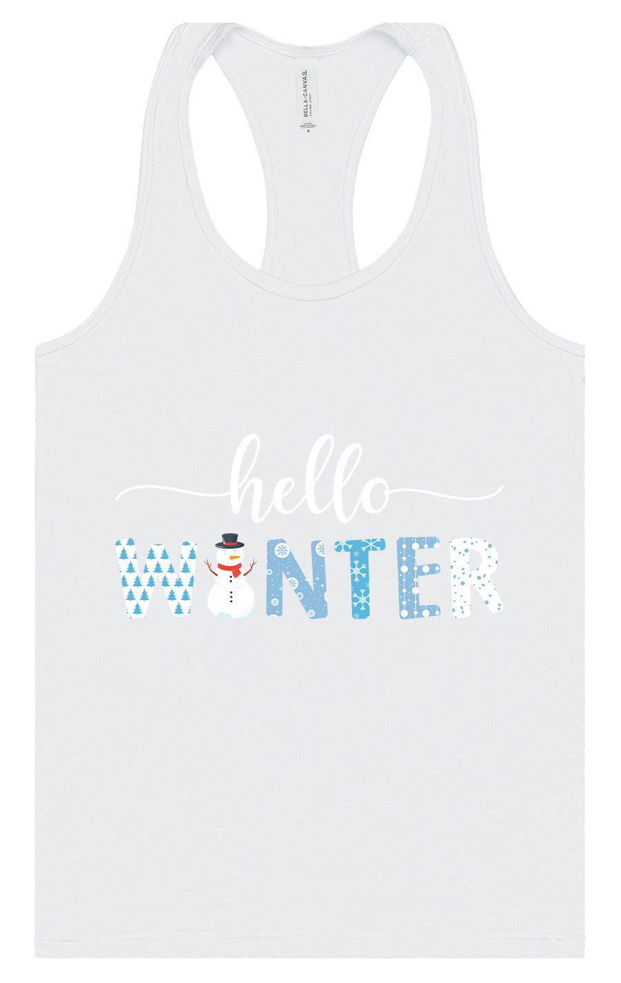Hello Winter Women's Racerback Tank