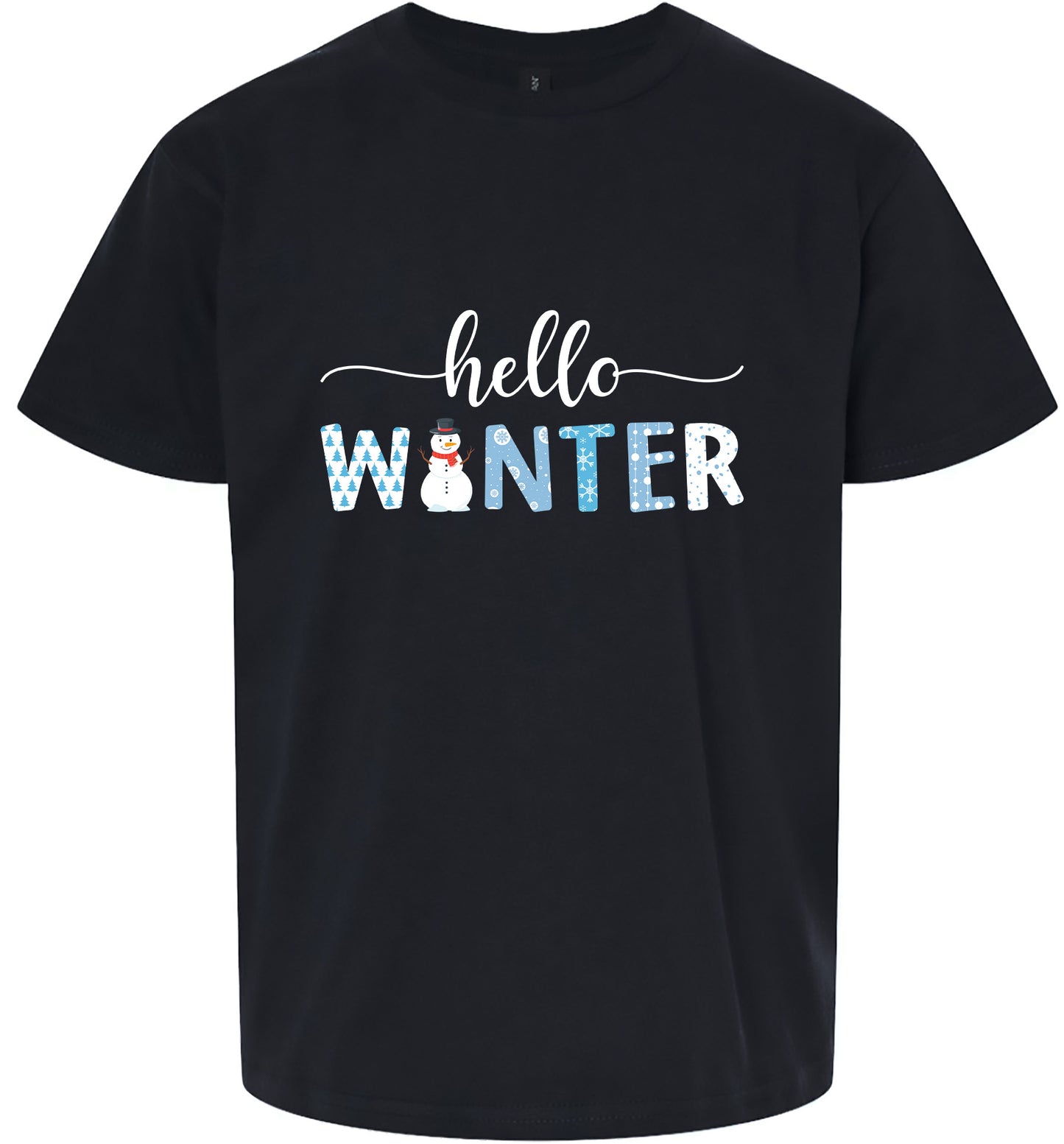 Hello Winter Children's Gildan Soft Shirt