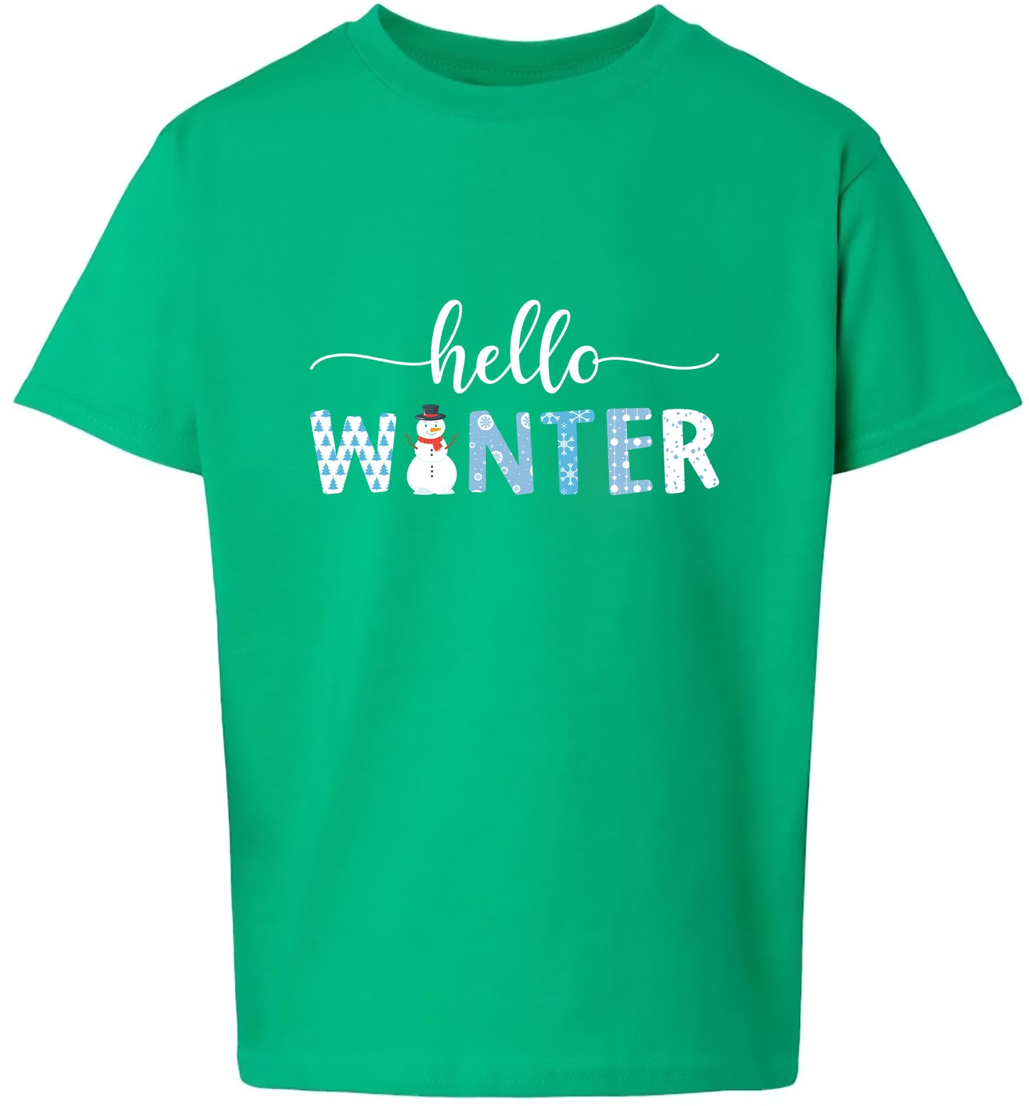 Hello Winter Children's Gildan Soft Shirt