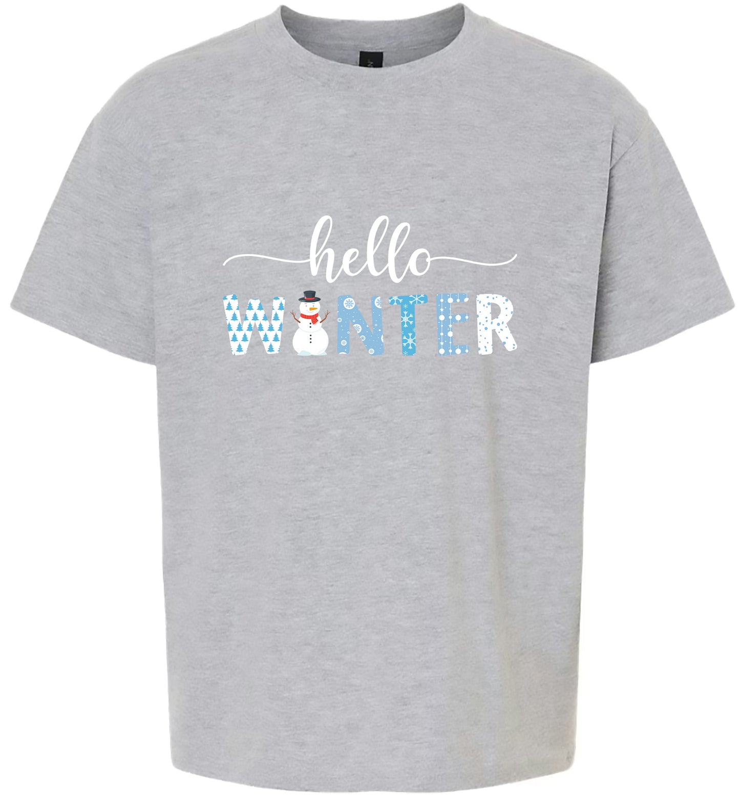 Hello Winter Children's Gildan Soft Shirt