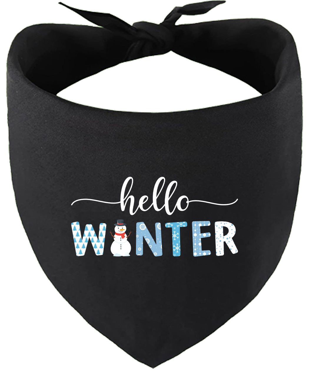 Hello Winter Pet Bandana