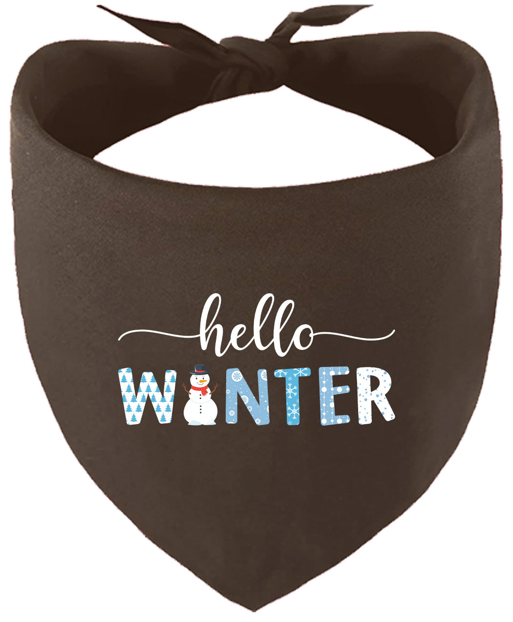 Hello Winter Pet Bandana