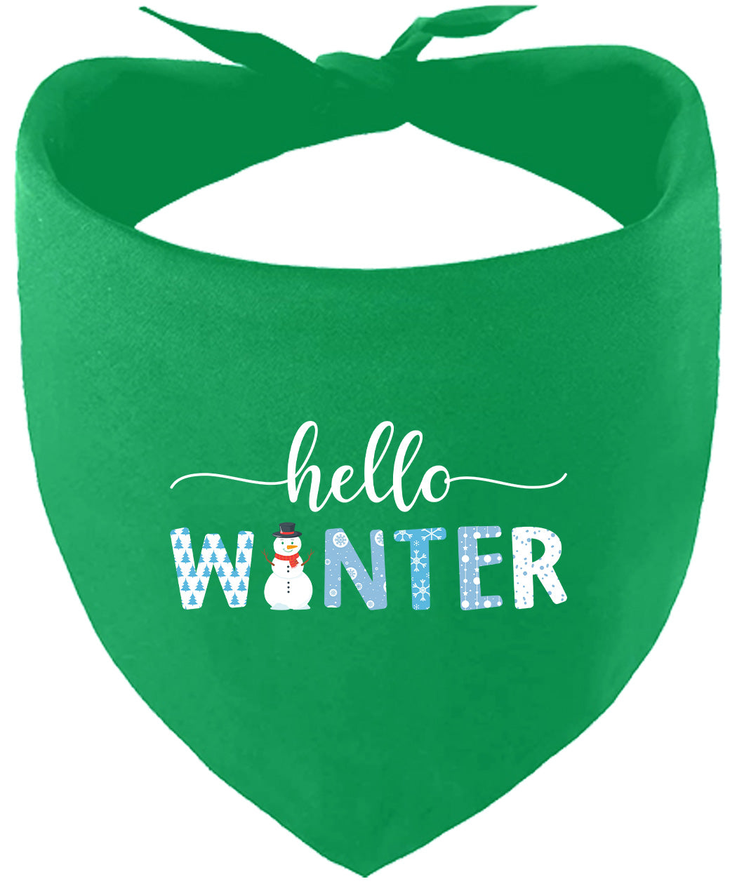 Hello Winter Pet Bandana