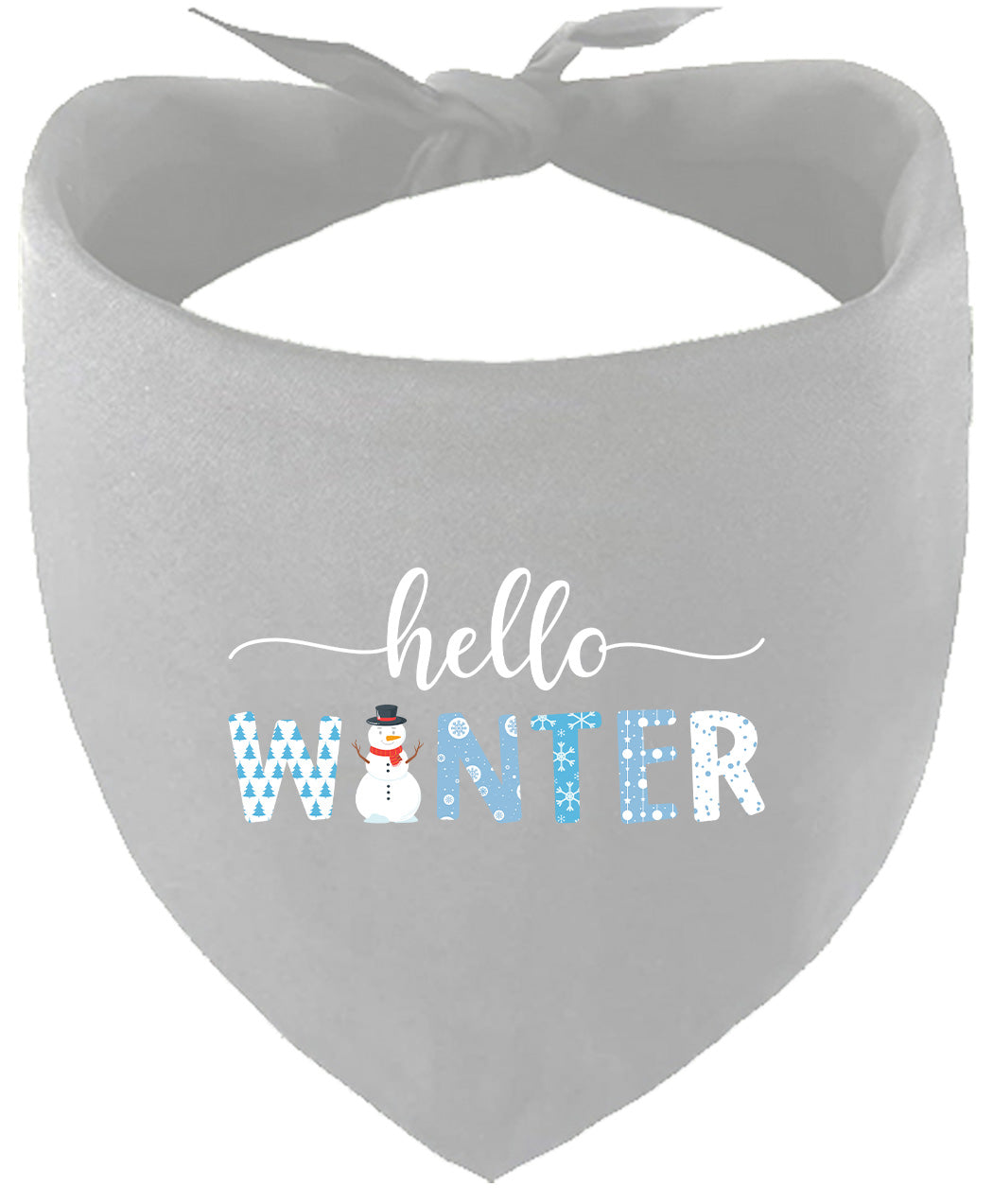 Hello Winter Pet Bandana
