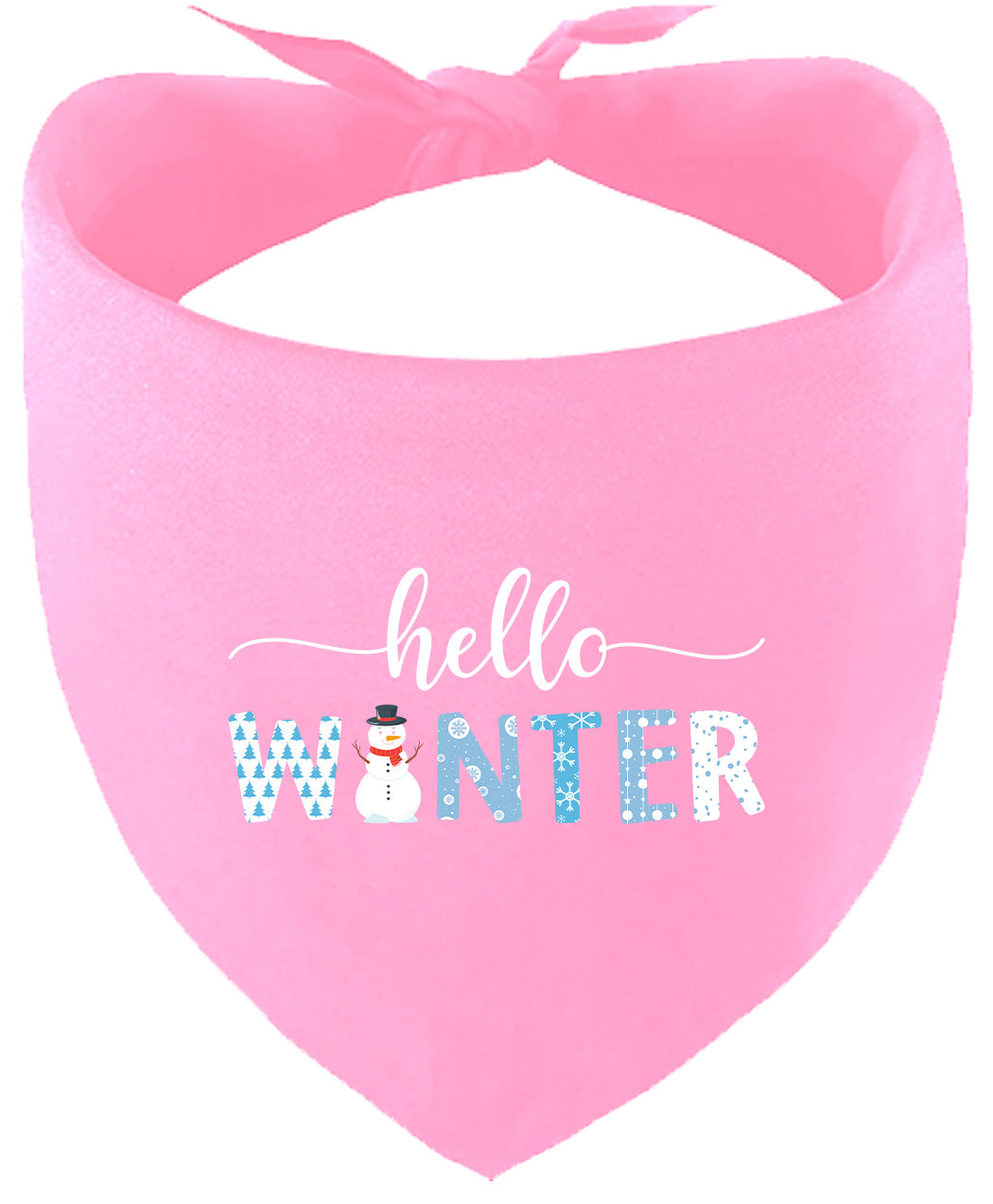 Hello Winter Pet Bandana