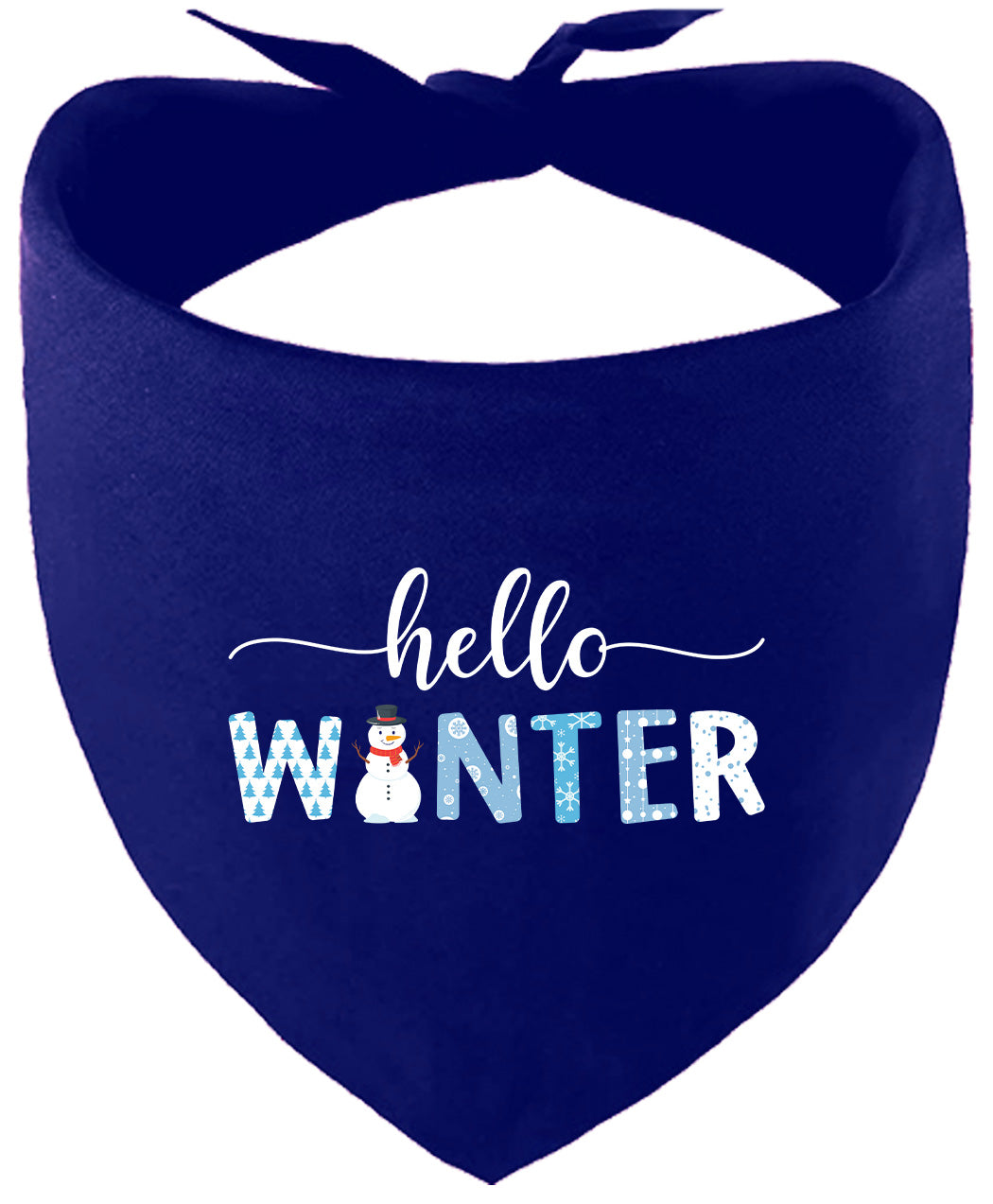 Hello Winter Pet Bandana