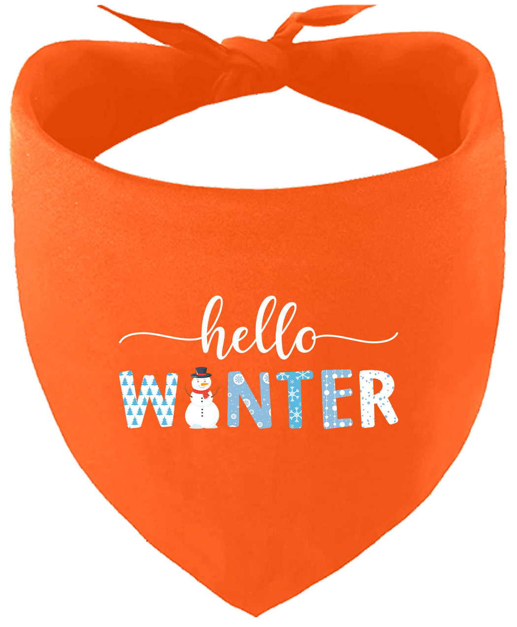 Hello Winter Pet Bandana