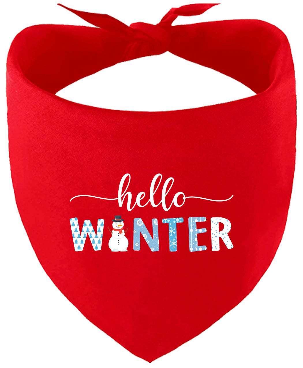 Hello Winter Pet Bandana
