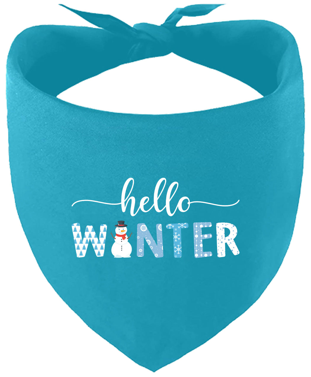 Hello Winter Pet Bandana