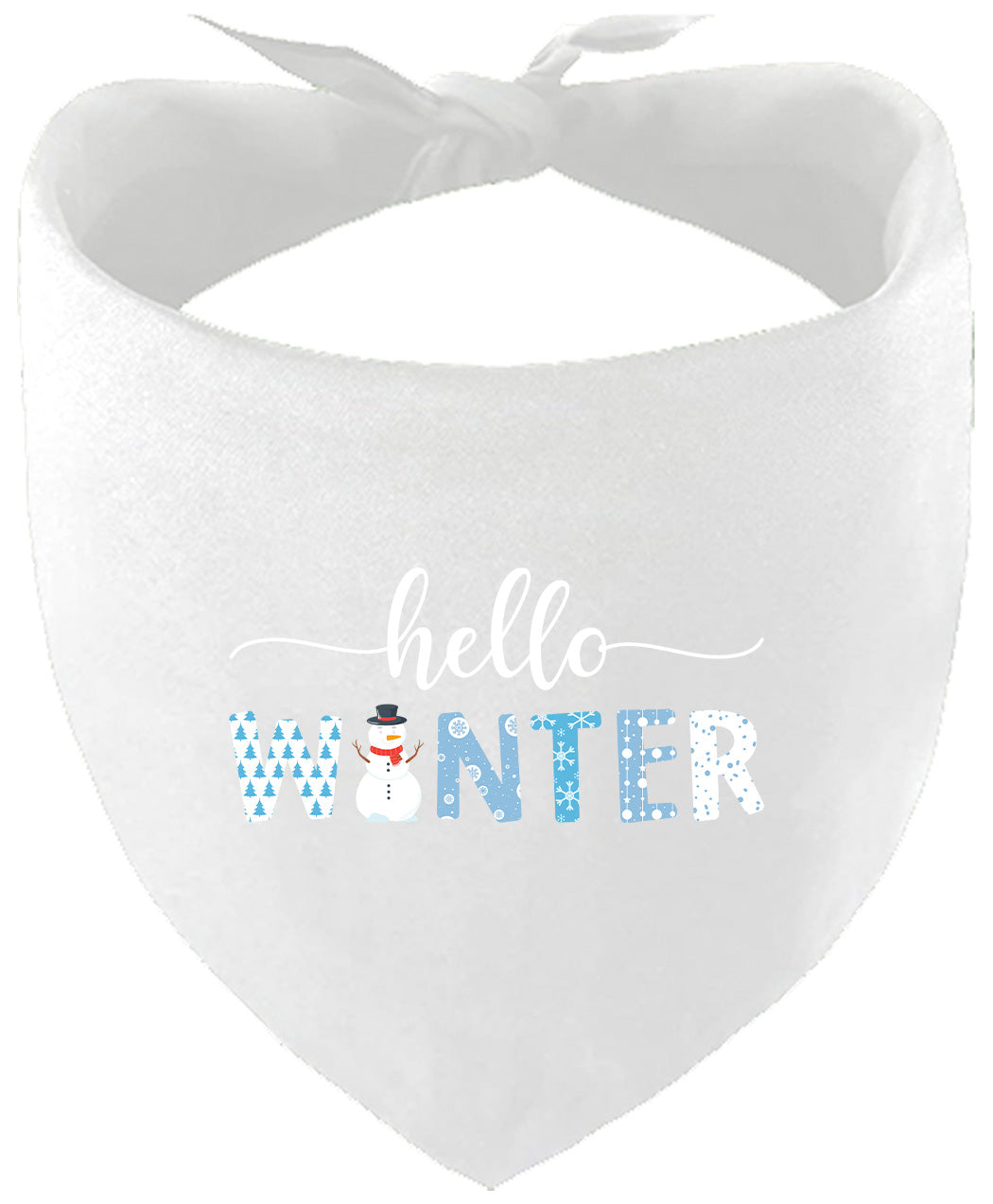 Hello Winter Pet Bandana