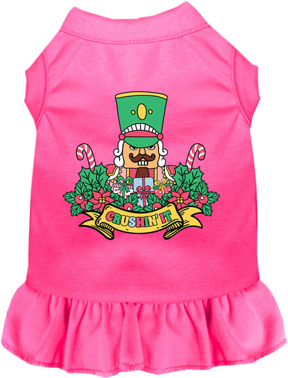 Hot Pink Crushin' It Nutcracker Style Pet Dress