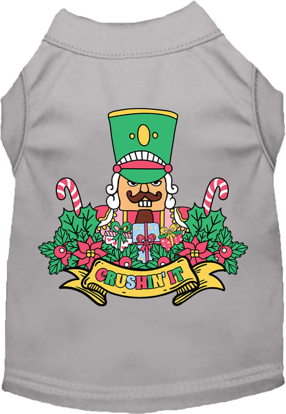 Gray Crushin' It Nutcracker Style Pet Shirt