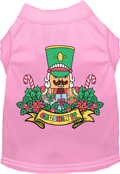 Light Pink Crushin' It Nutcracker Style Pet Shirt