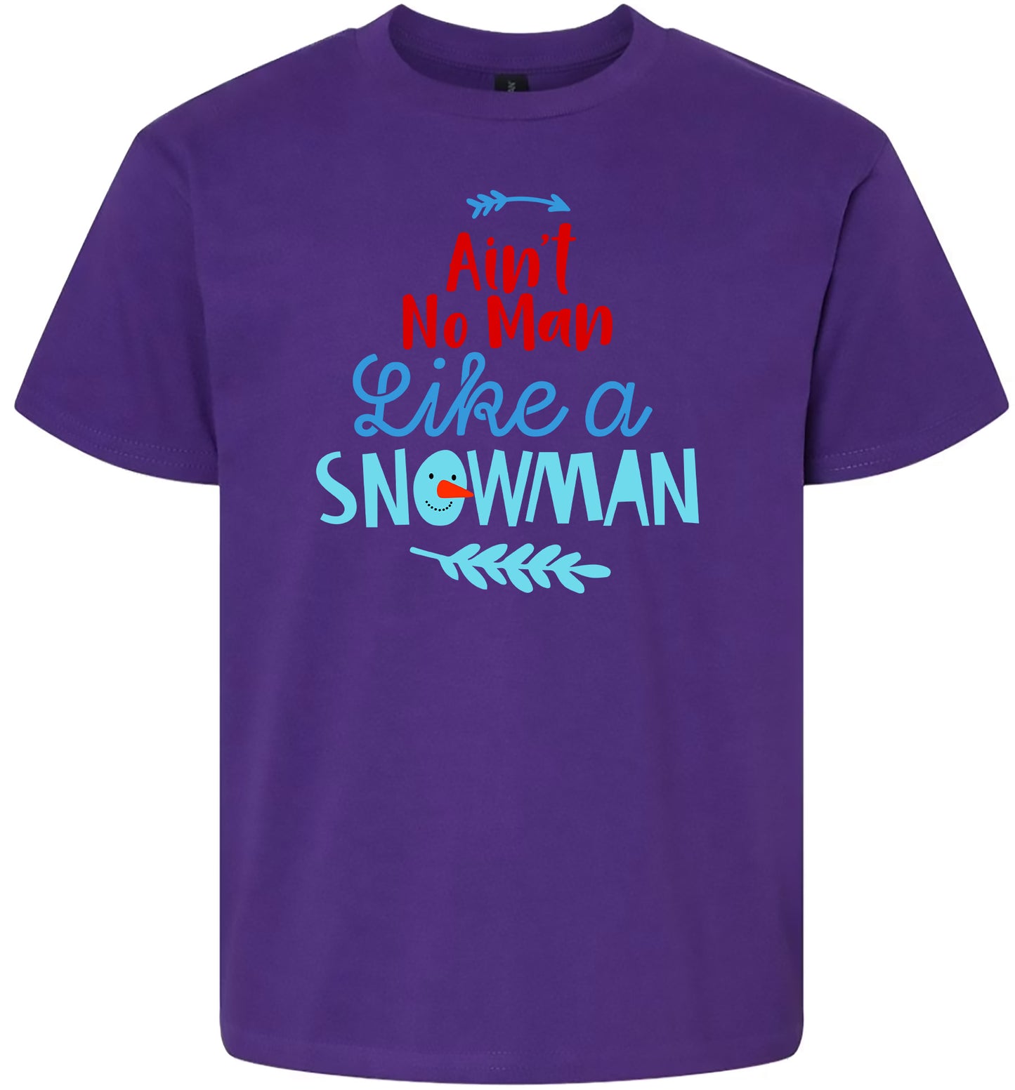 Ain't No Man Like a Snowman Children's Gildan Soft Shirt