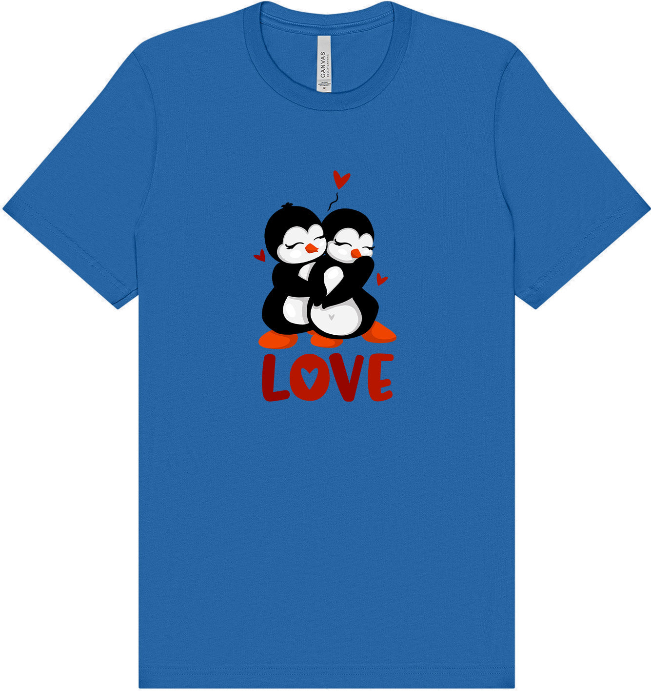 Penguin Love Adult Bella Canvas Shirt