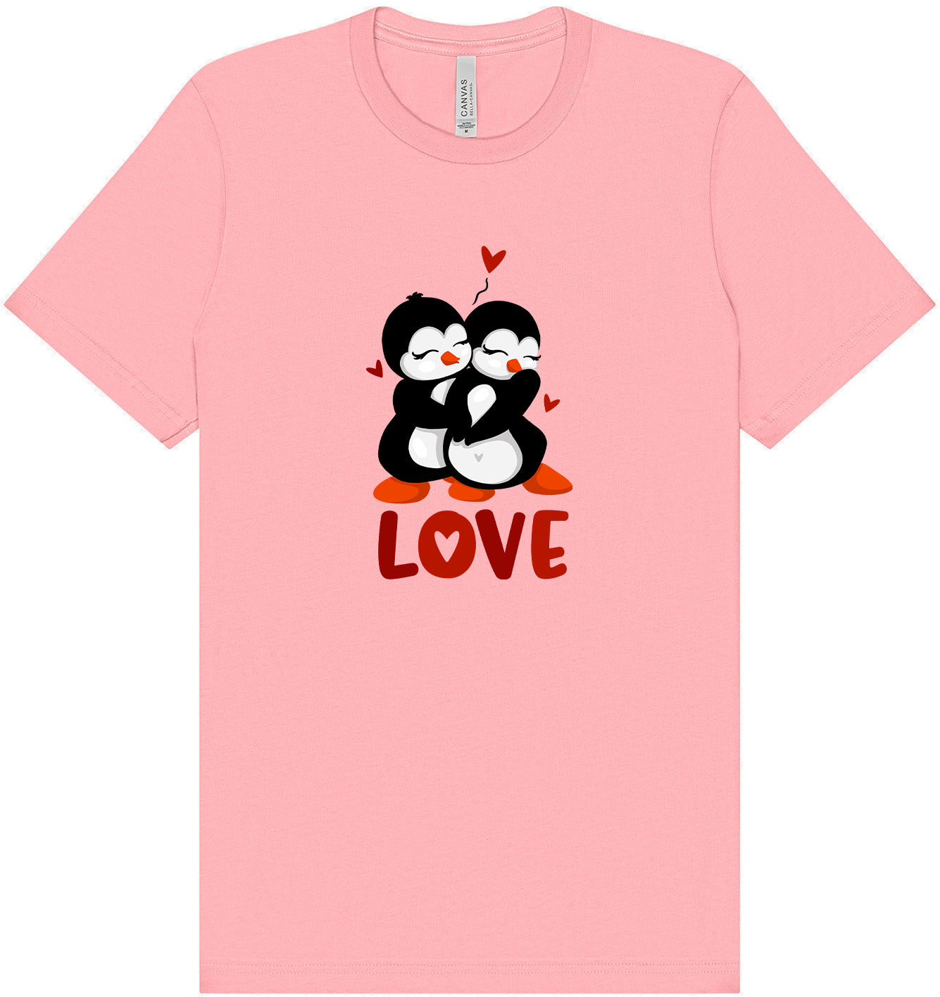 Penguin Love Adult Bella Canvas Shirt